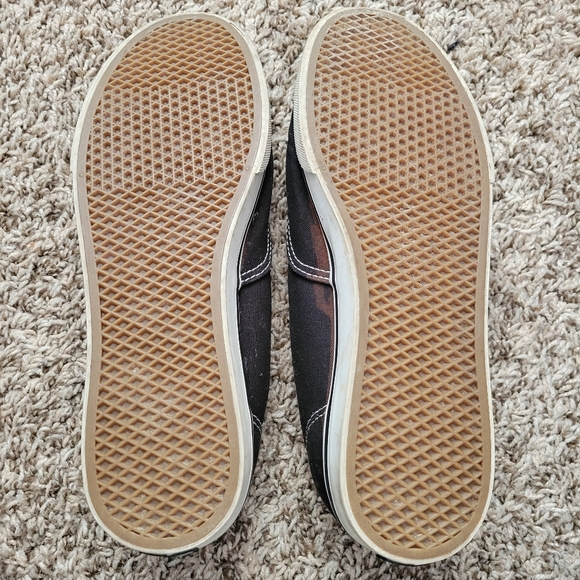 Vans Shoes Authentic Lopro Lo Pro Black White Men's 7 Women's 8.5 - Picture 6 of 7